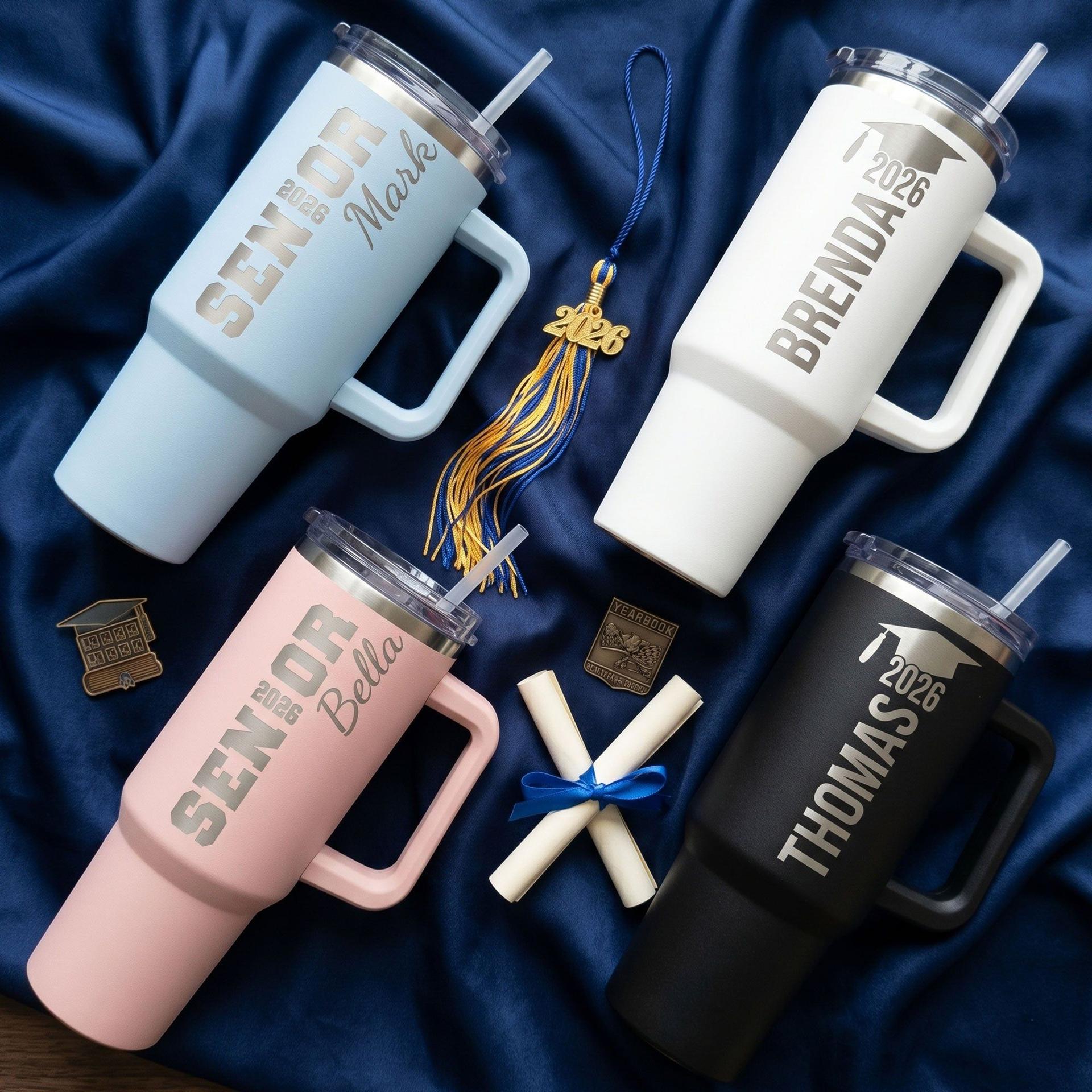 Custom Graduation Tumbler 40oz | POD Dropship, No Minimum - Custom Tumbler Wholesale | POD Dropship Supplier | MCDFL