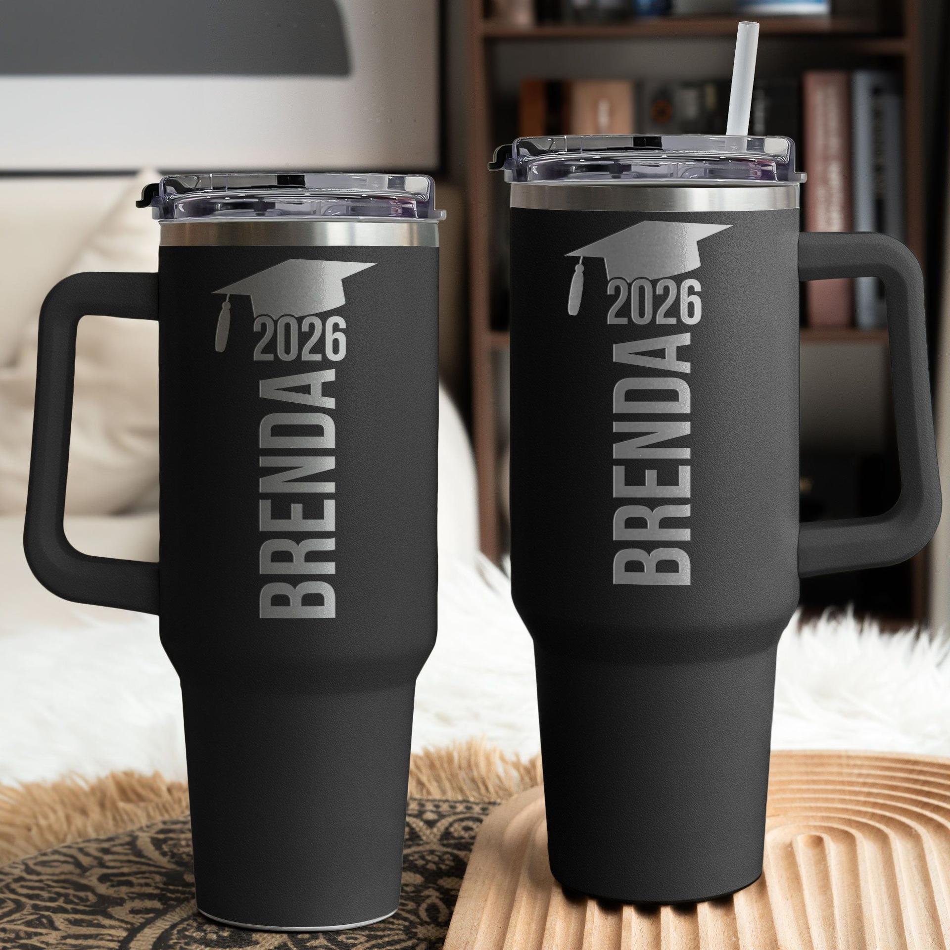 Custom Graduation Tumbler 40oz | POD Dropship, No Minimum - Tumbler Detail | Wholesale POD Supplier | MCDFL