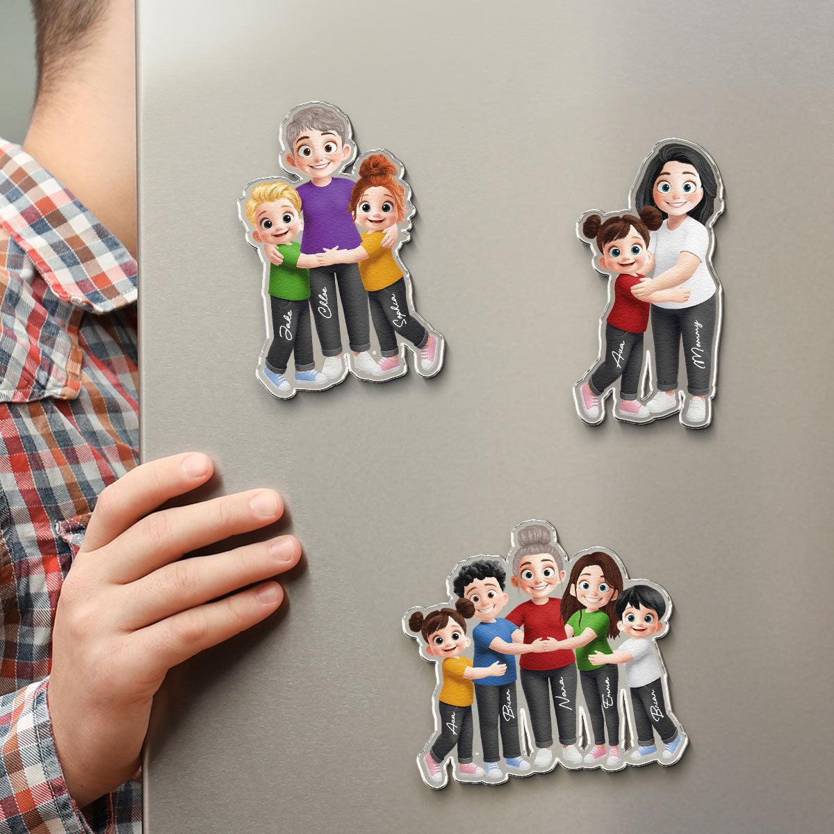 Personalized Photo Magnet for Pet Memorials | Custom Print on Demand, MOQ 1 - Acrylic Magnet Detail | Wholesale POD Supplier | MCDFL