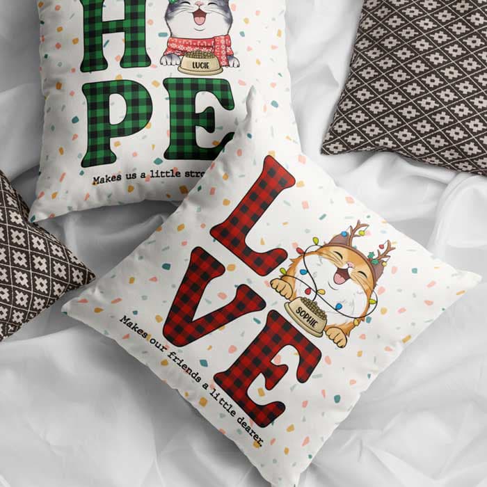 Personalized Christmas Pillowcase | Print-on-Demand, 1-Piece Minimum - Square Pillow Detail | Wholesale POD Supplier | MCDFL