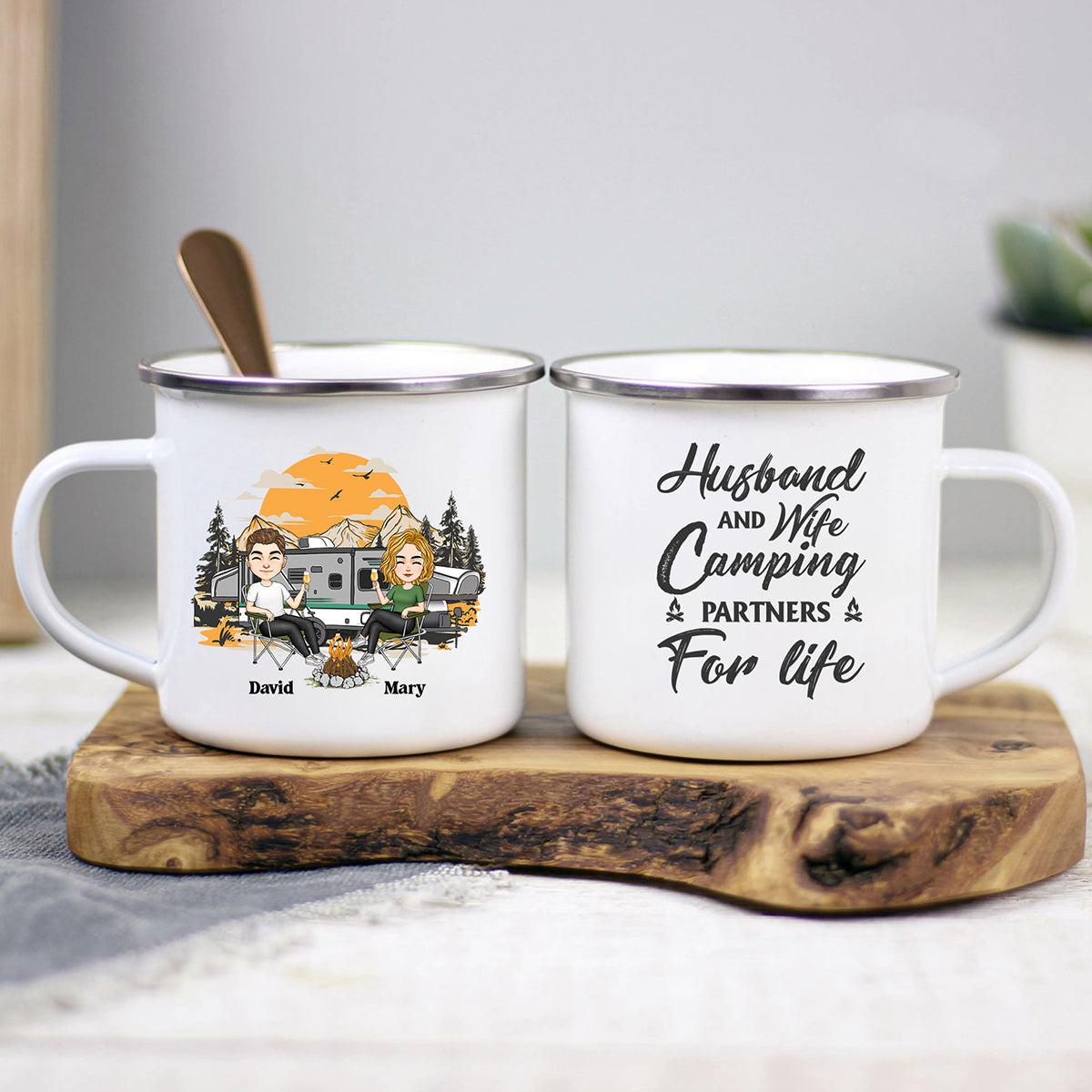 Personalized Couples Camping Mug | White-Label Dropship, No Minimum Order