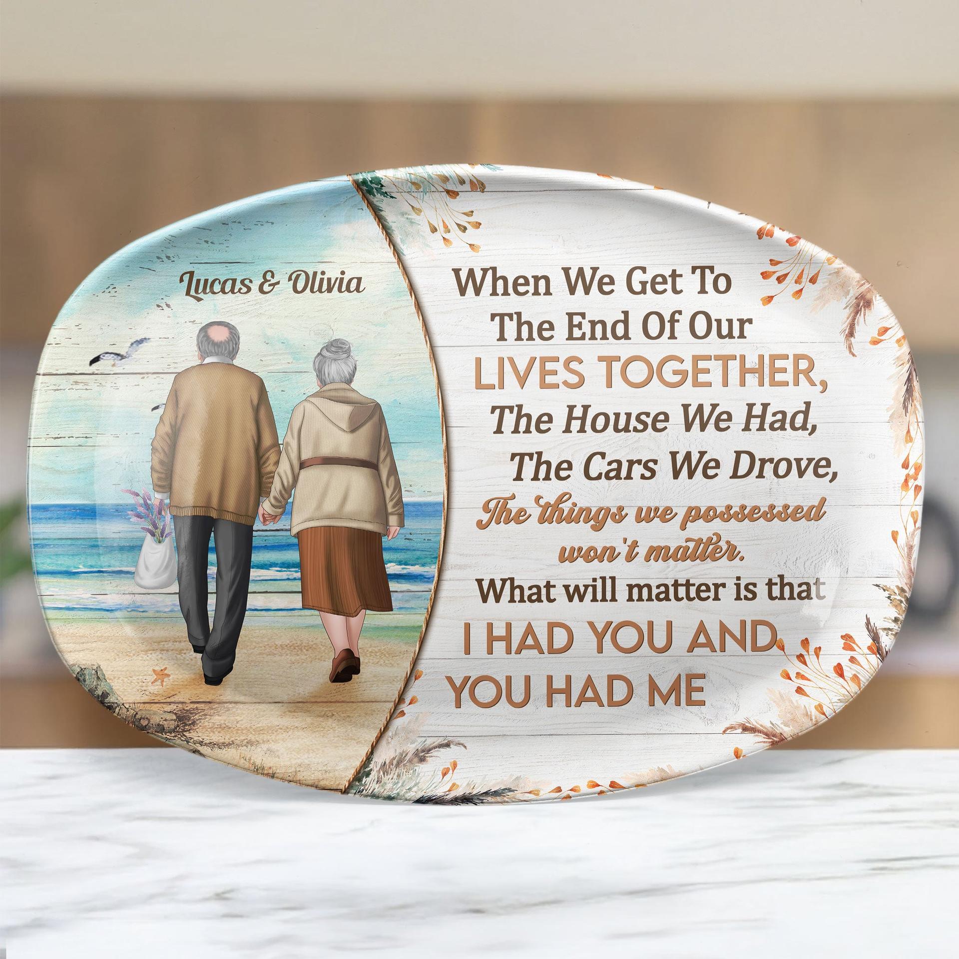 Personalized 'I Had You' Platter for Father's Day | Blind Dropshipping, MOQ 1 - Custom Platter Wholesale | POD Dropship Supplier | MCDFL