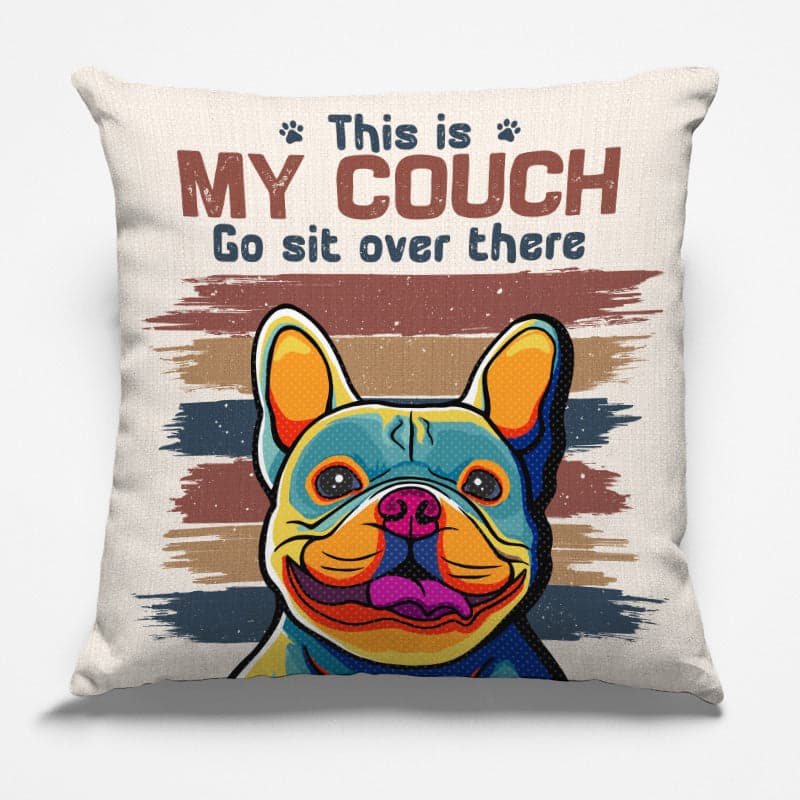 Personalized Pet Couch Pillow for Dog & Cat Lovers | Blind Dropship, No Minimum Order - Custom Square Pillow Wholesale | POD Dropship Supplier | MCDFL
