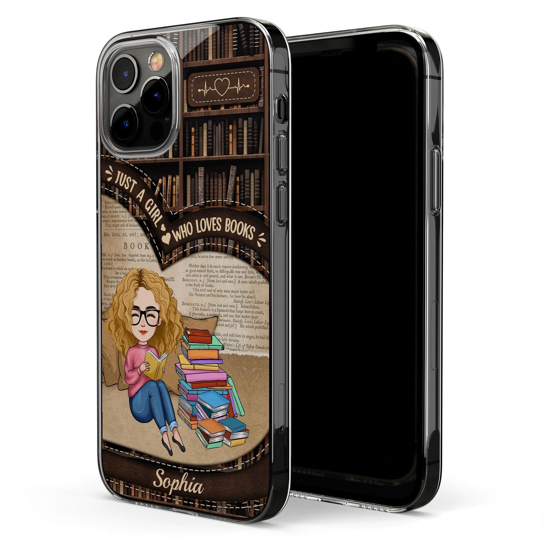 Personalized Book Lover Clear Phone Case | Custom Print on Demand, No Minimum - Phone Case Detail | Wholesale POD Supplier | MCDFL
