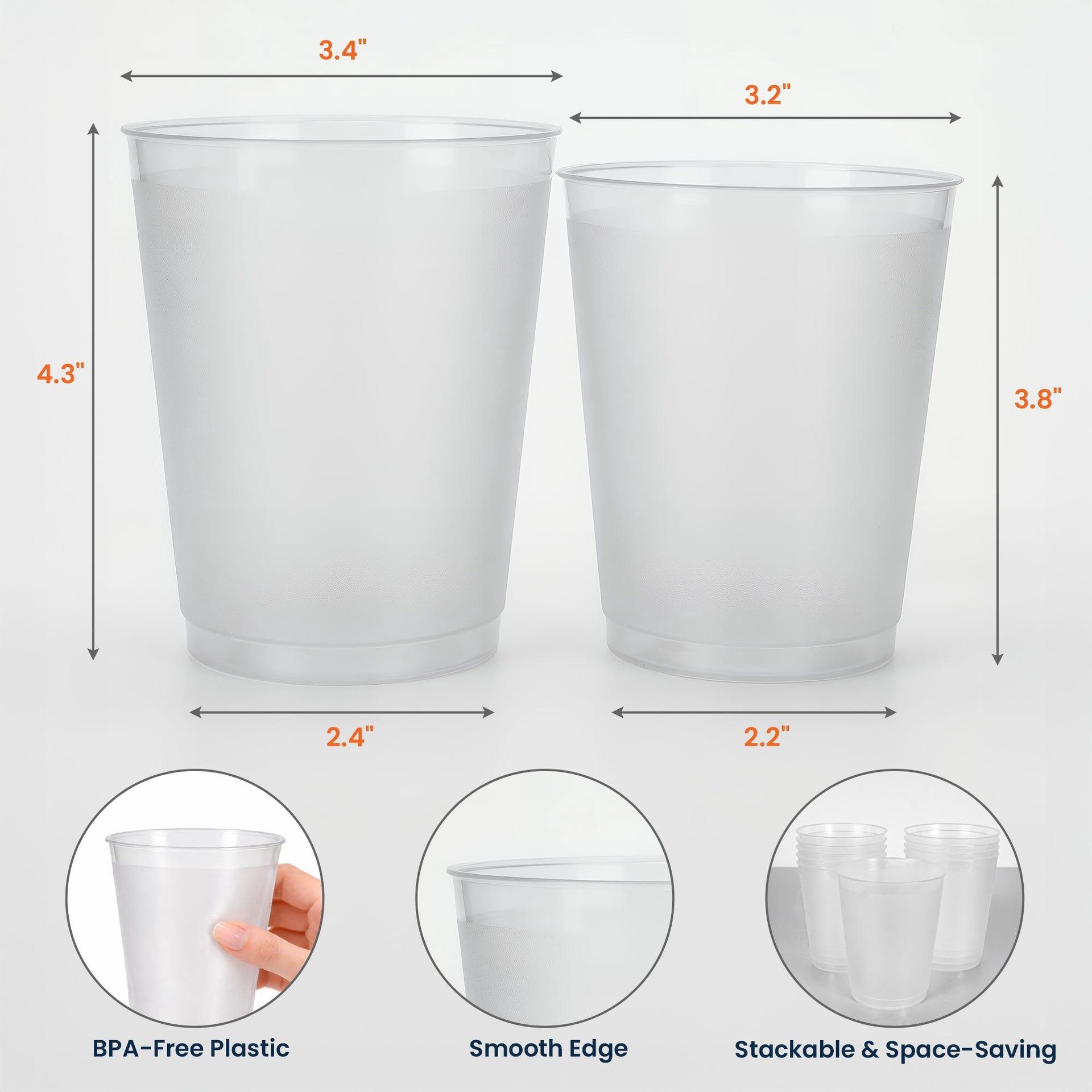 Personalized Patriotic Frosted Cups | Dropship Supplier, Custom Print, MOQ 1 gallery thumbnail - Frosted Cups