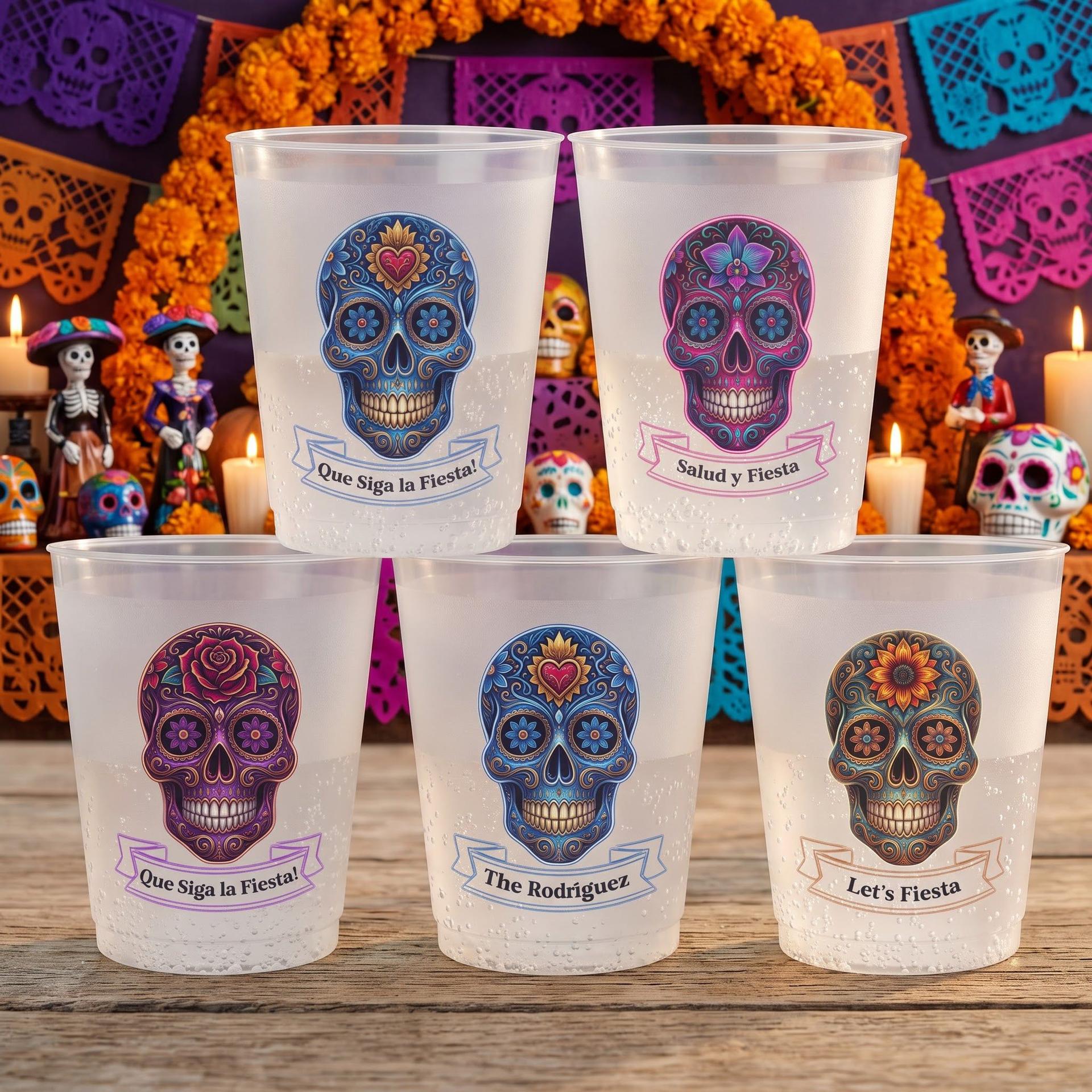 Personalized Frosted Fiesta Cups | Custom POD, No Minimum Order - Custom Frosted Cups Wholesale | MCDFL