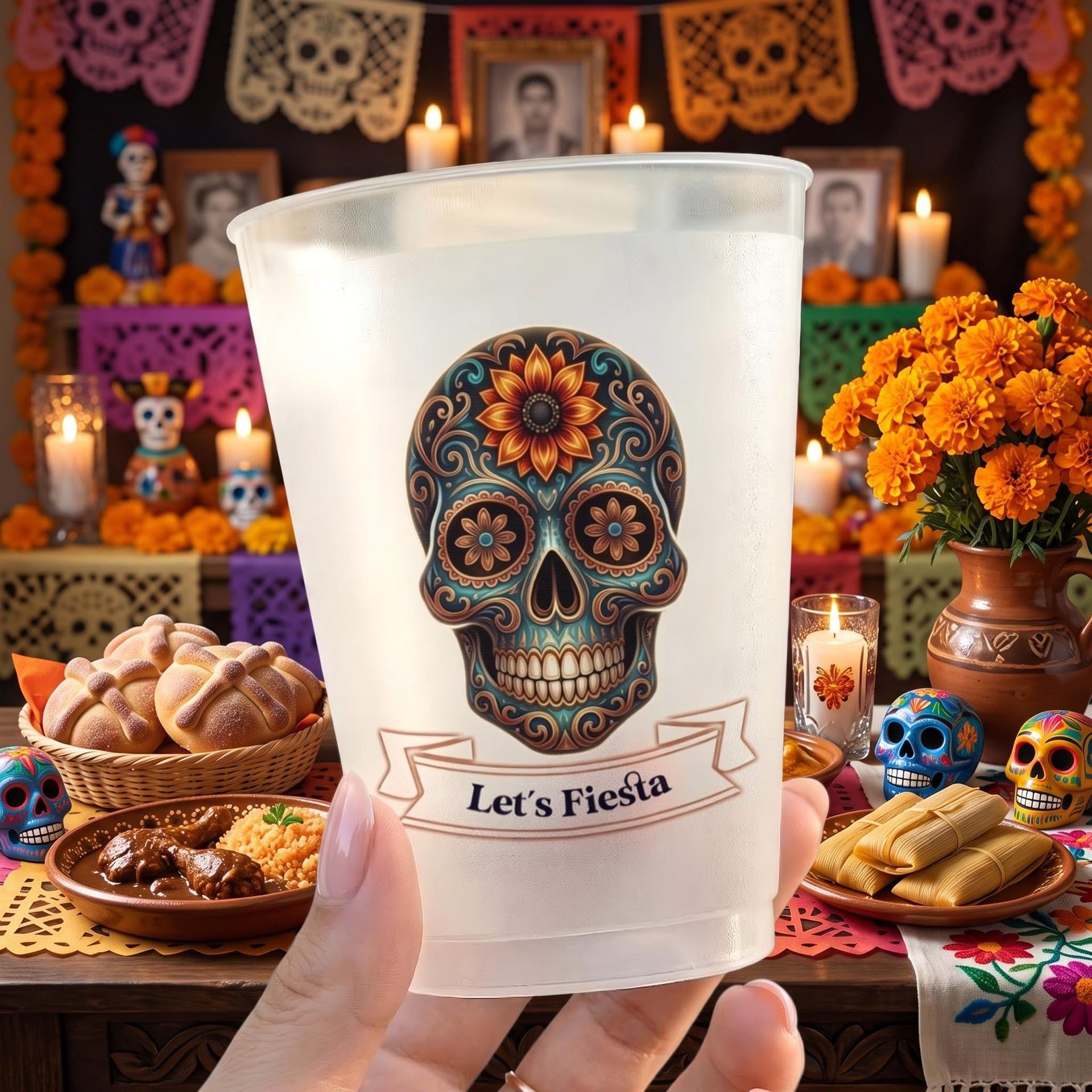 Personalized Fiesta Frosted Cups | POD Dropship, 12oz & 16oz MOQ 1 gallery thumbnail - Frosted Cups