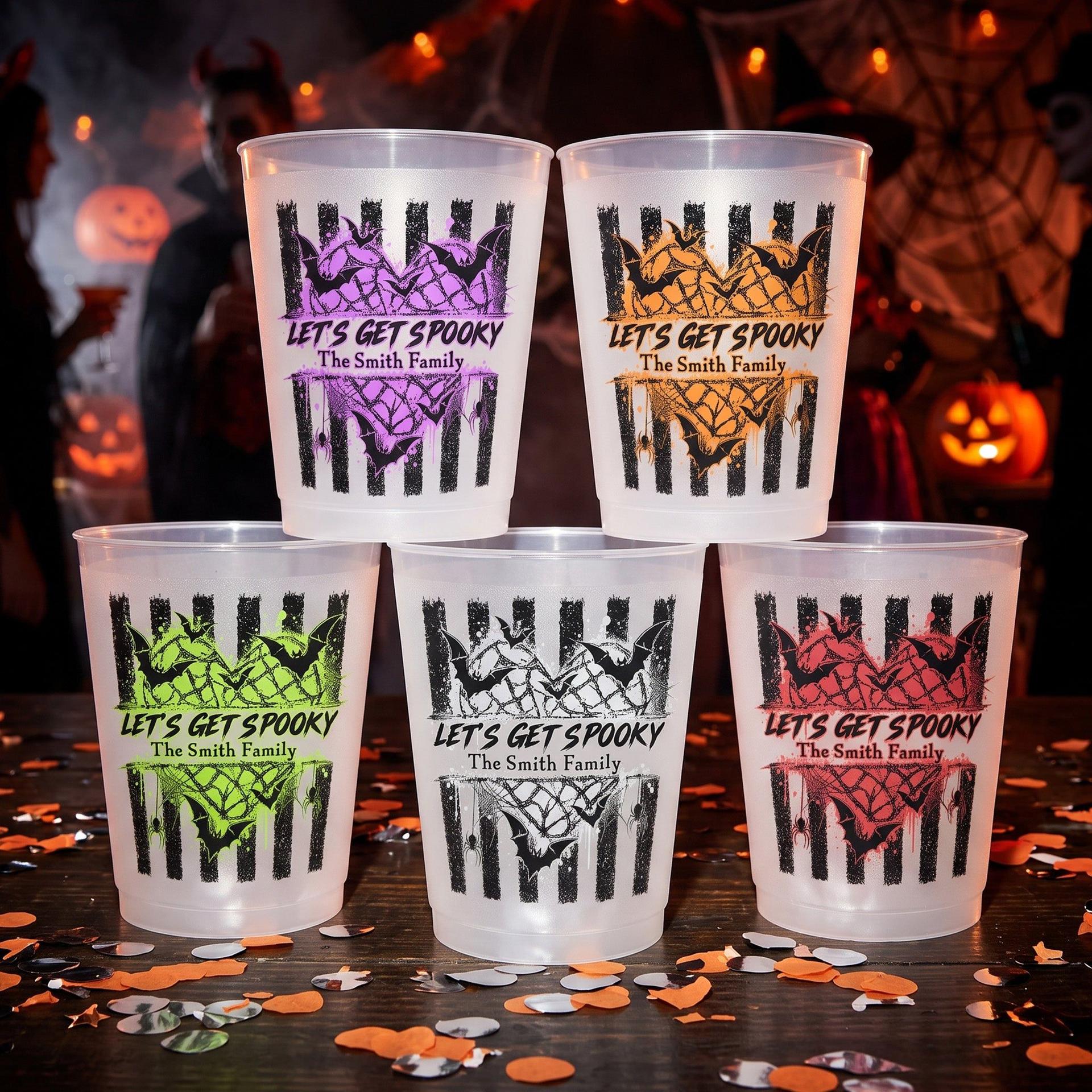 Halloween Frosted Cups for Party Favors | Custom POD, No Minimum - Custom Frosted Cups Wholesale | POD Dropship Supplier | MCDFL