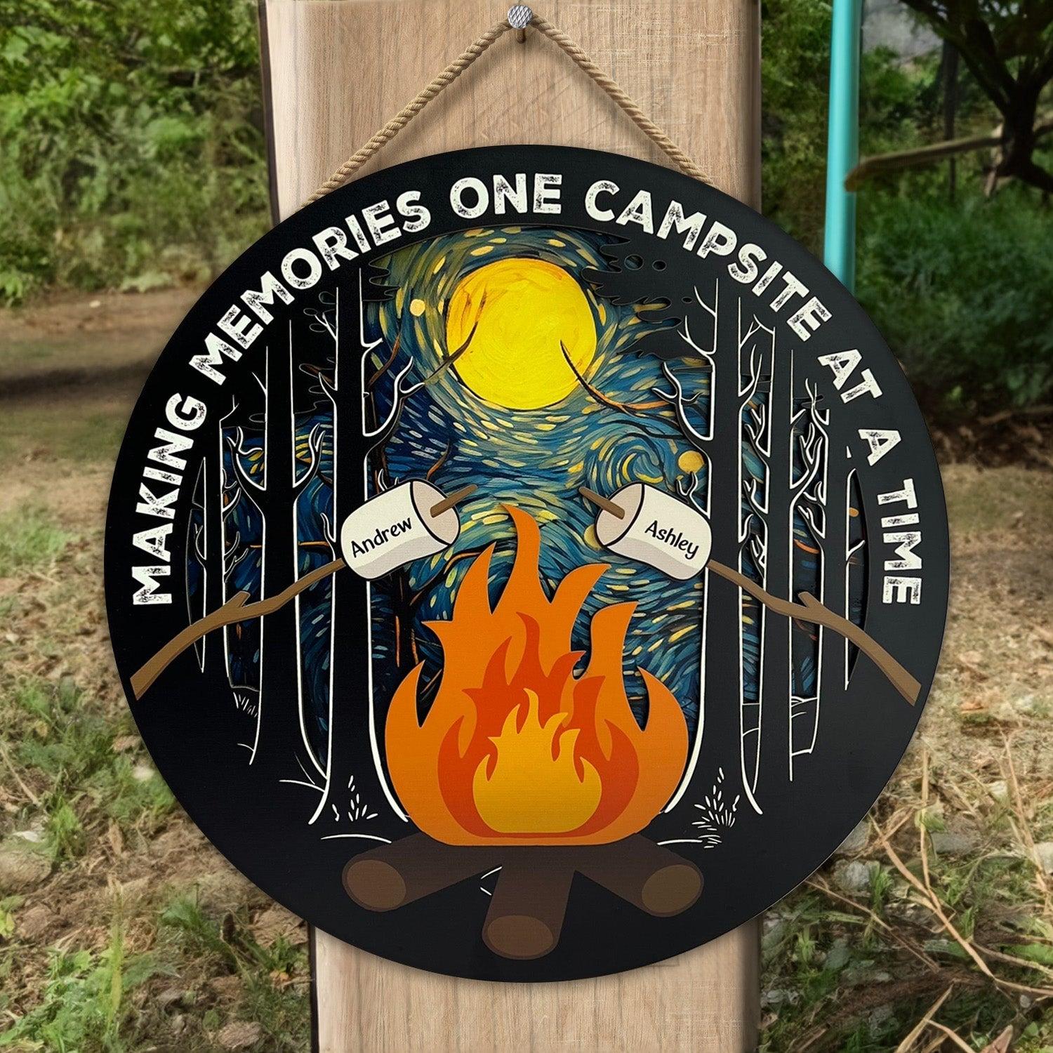 Personalized 2-Layer Camper Wood Sign | POD Dropship, MOQ 1 Factory Direct - Custom Wood Sign Wholesale | POD Dropship Supplier | MCDFL