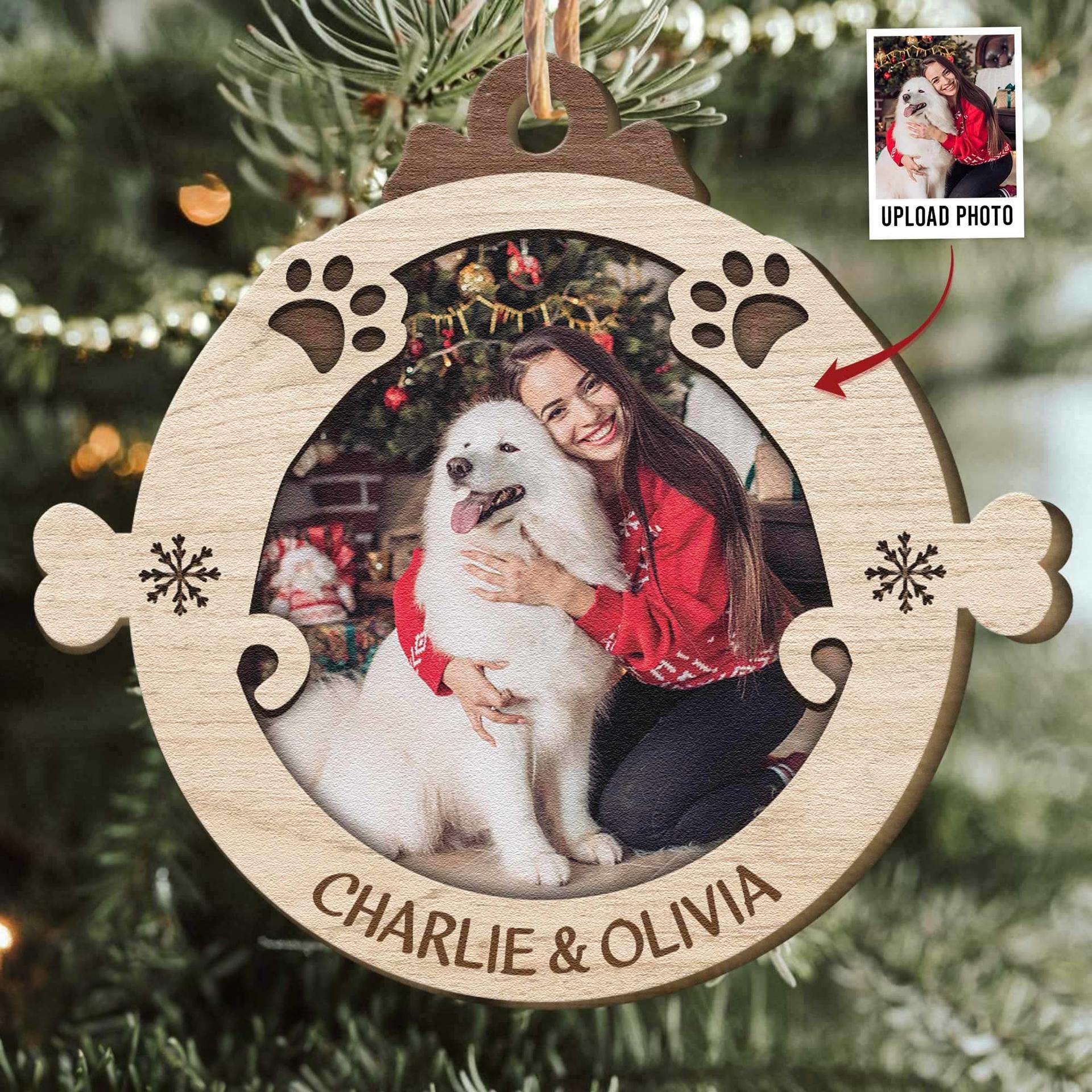 Custom Shaped Wooden Photo Ornament | POD Dropship, 3 Sizes, No Minimum - Custom Wooden Ornament Wholesale | POD Dropship Supplier | MCDFL