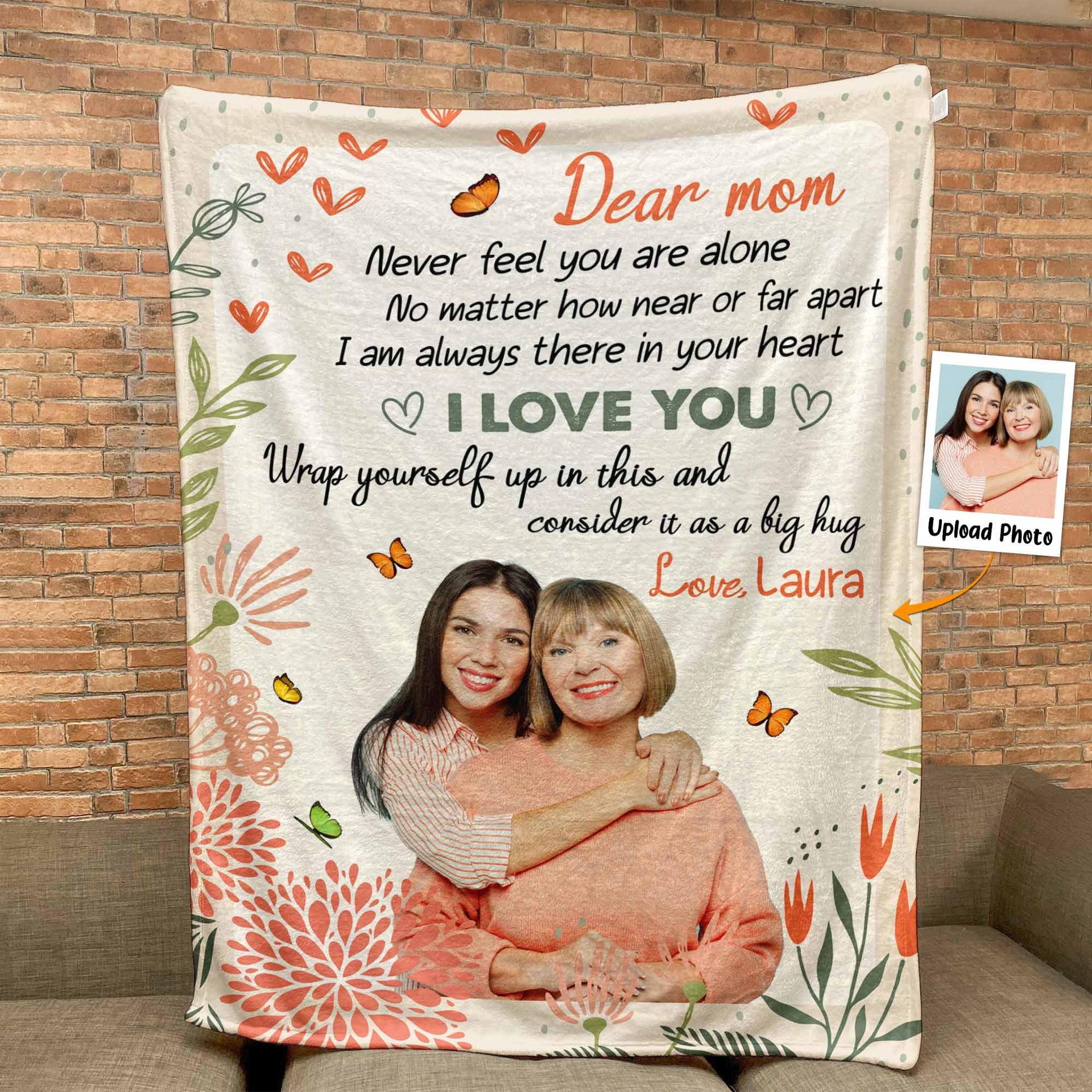 Personalized Photo Blanket for Mother's Day | Custom Print on Demand, 1-Piece Minimum - Custom Blanket Wholesale | POD Dropship Supplier | MCDFL