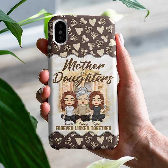 Personalized Mother & Daughters Phone Case | Custom Print, No Minimum Order