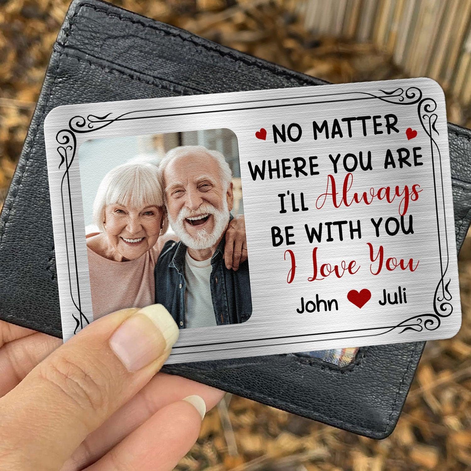 Personalized Aluminum Photo Wallet Card | Factory Direct, MOQ 1 - Custom Wallet Card Wholesale | POD Dropship Supplier | MCDFL