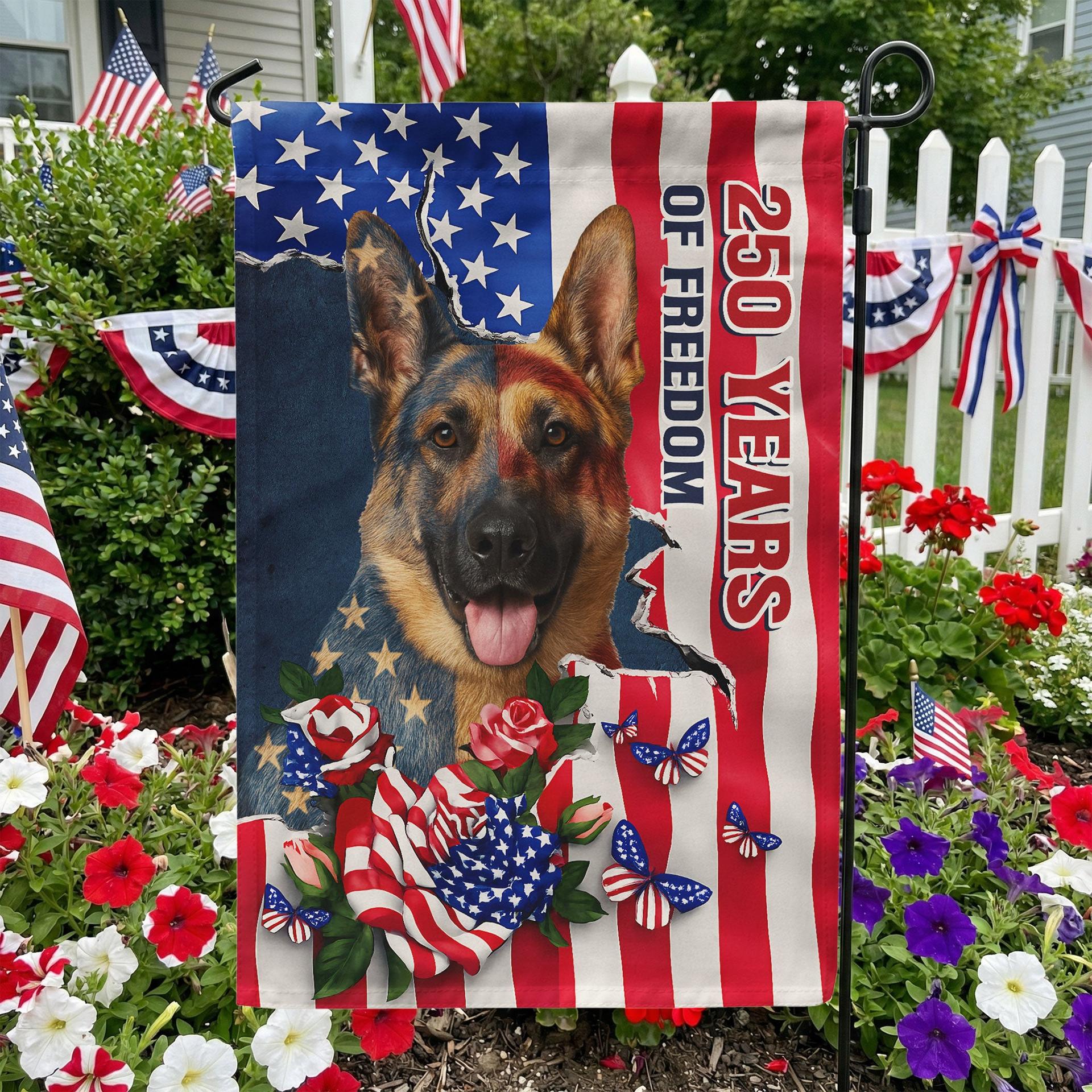 Patriotic Pet Portrait Flag | Custom Photo Garden Flag, Blind Dropshipping - Custom Flag Wholesale | POD Dropship Supplier | MCDFL