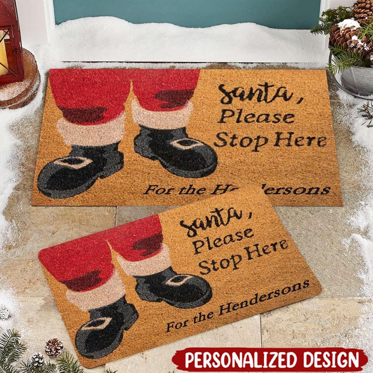 Custom Santa Doormat | POD Dropship, No MOQ Factory Direct gallery thumbnail - Doormat