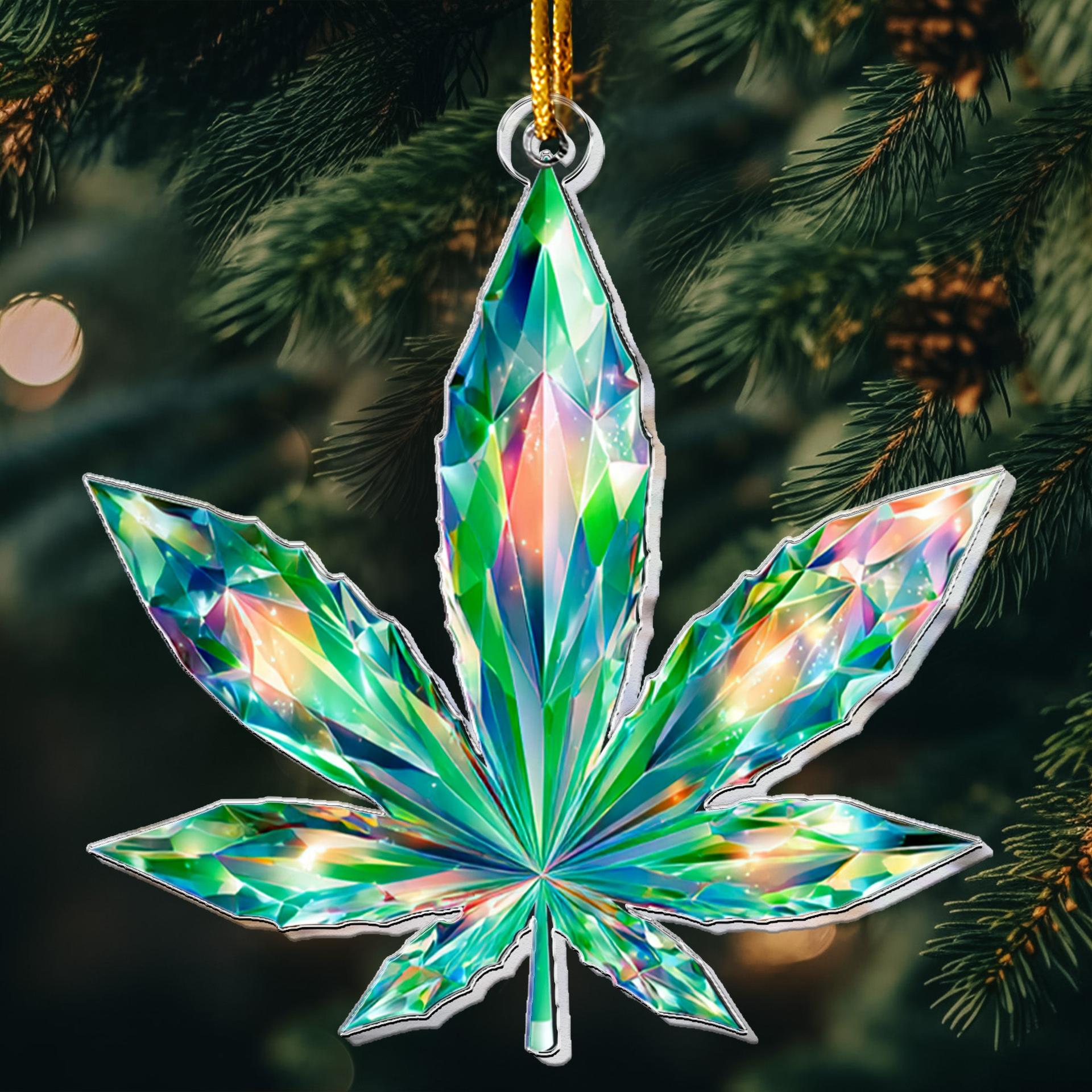 Personalized Christmas Acrylic Ornament | Custom Print on Demand, No Minimum Order gallery thumbnail - Acrylic Ornament
