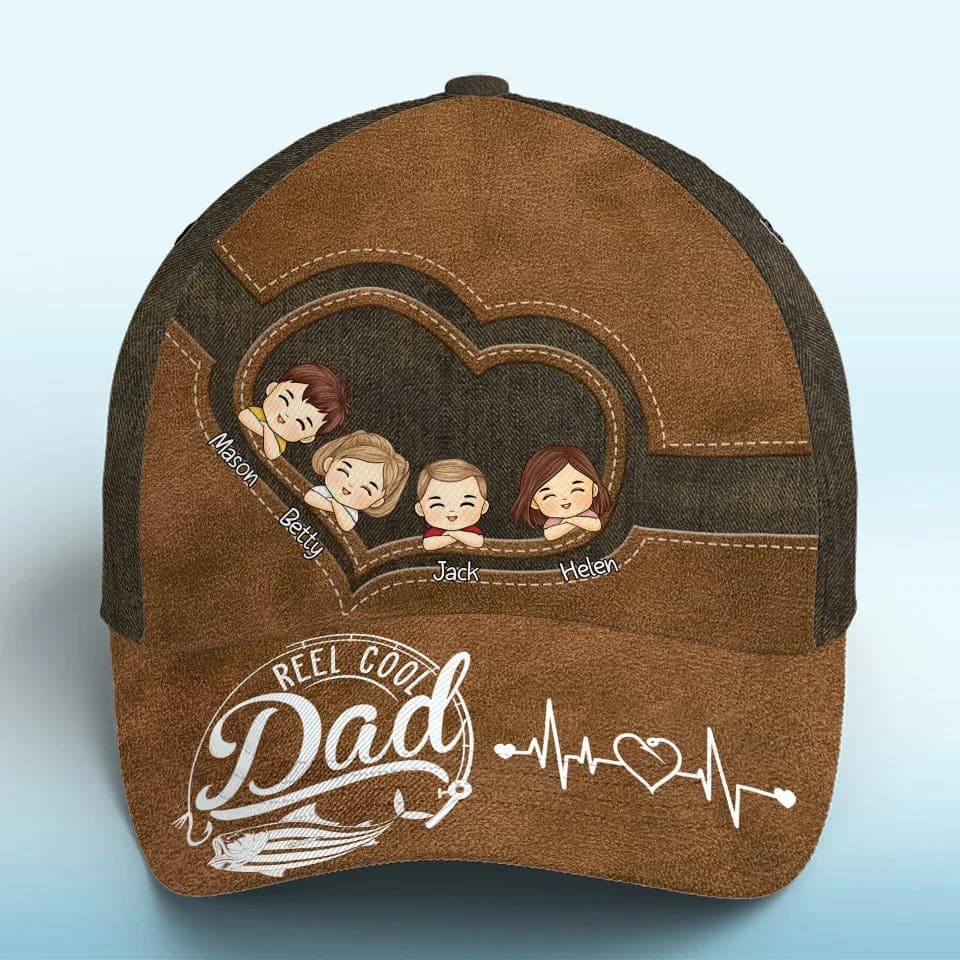 Personalized Christmas Dad Hat All Over Print | Custom POD, Factory Direct - Custom Classic Cap Wholesale | MCDFL