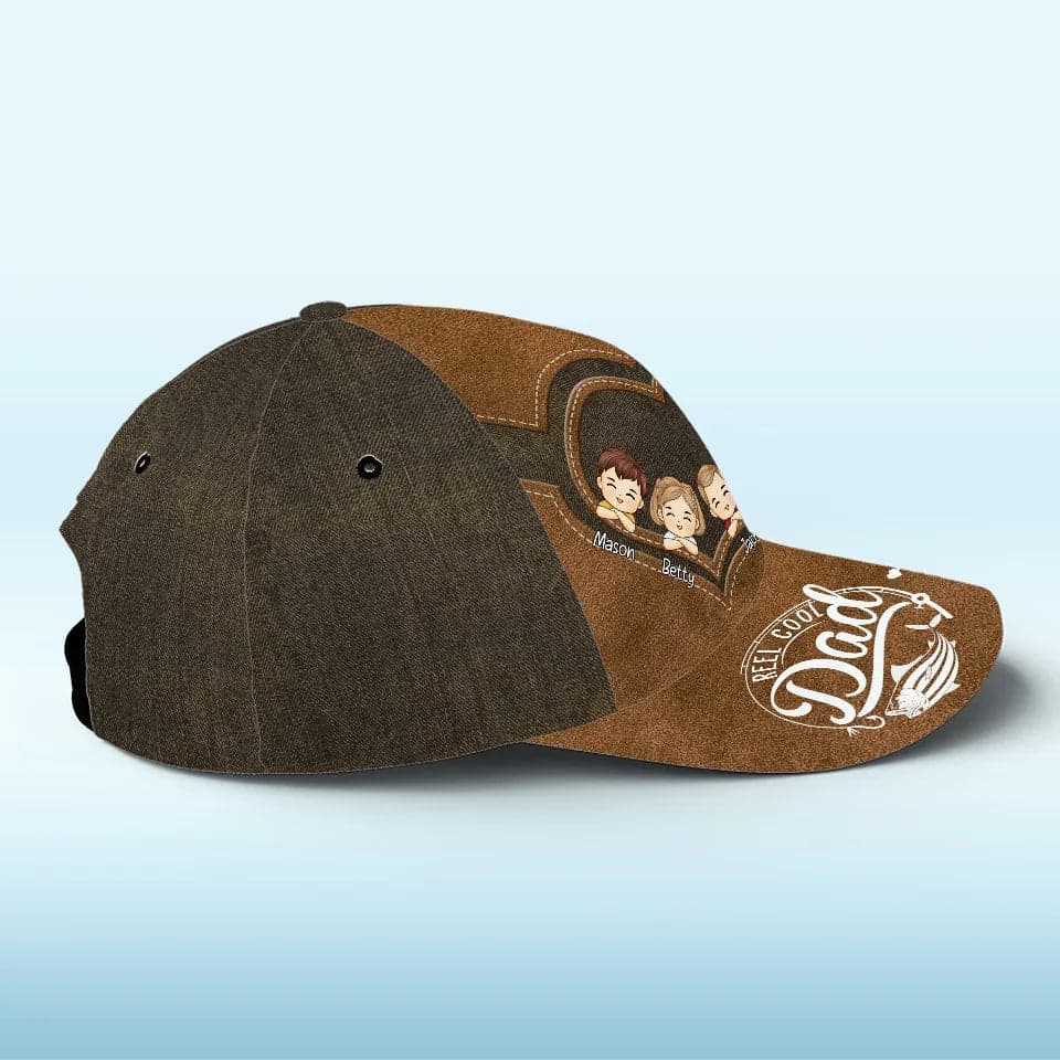 Personalized Christmas Dad Hat All Over Print | Custom POD, Factory Direct gallery thumbnail - Classic Cap