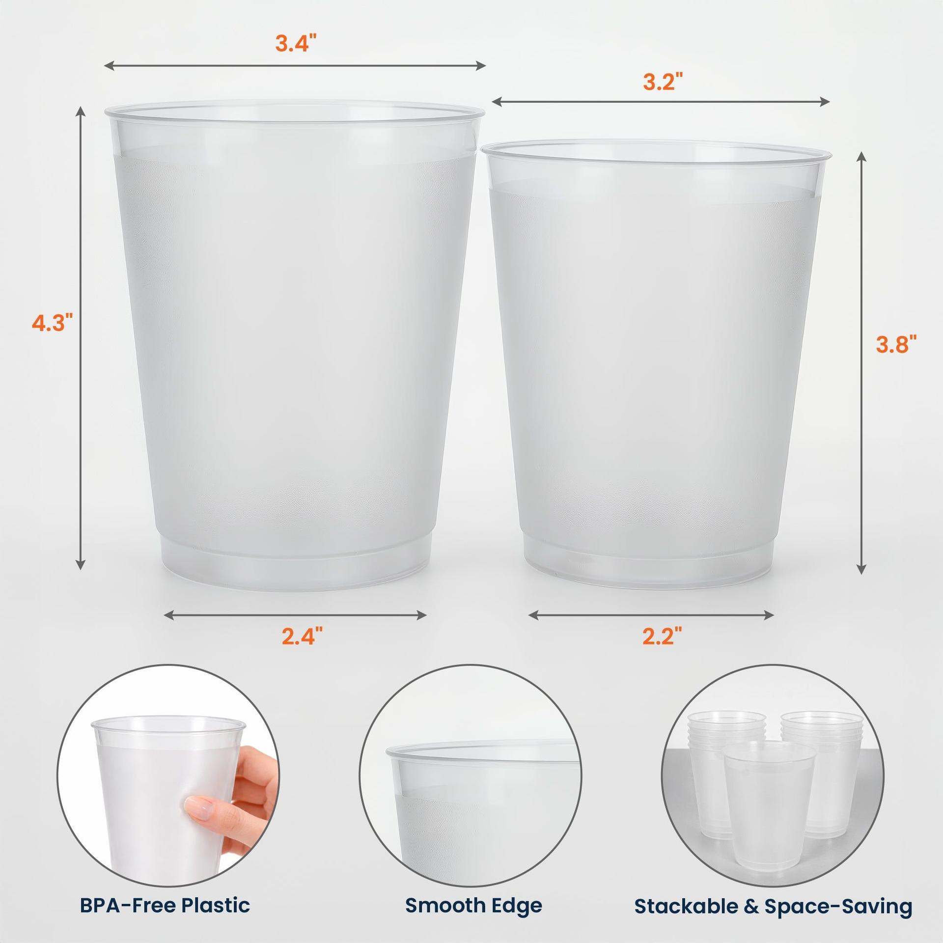 Retirement Party Cups for Coworkers | Custom POD, MOQ 1 Factory Direct gallery thumbnail - Frosted Cups