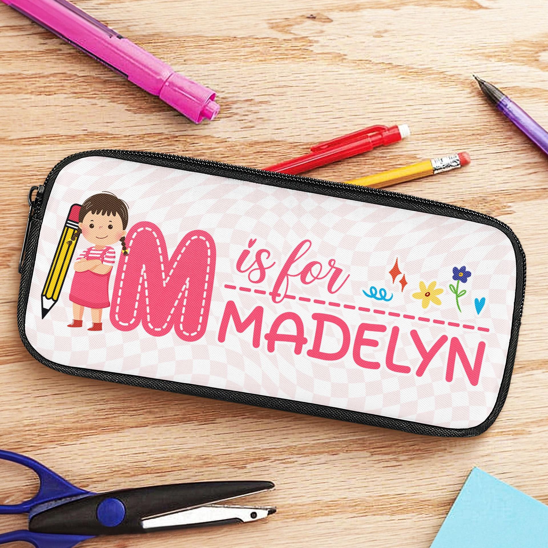 Personalized Pencil Case for Back-to-School | Unbranded Fulfillment, Print-on-Demand - Pencil Case Detail | Wholesale POD Supplier | MCDFL
