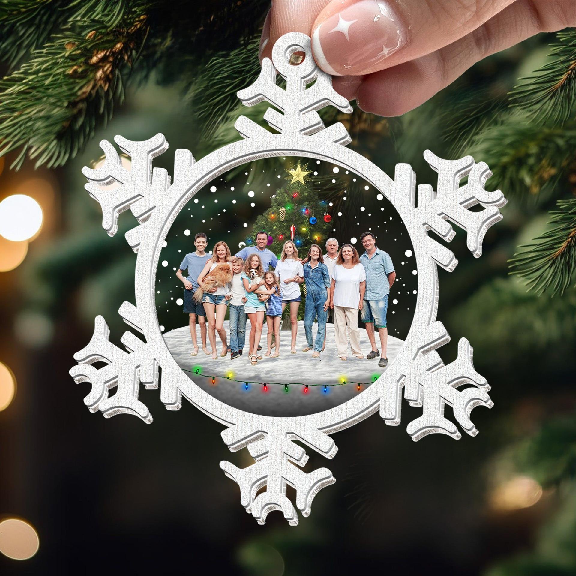 Personalized Wood & Acrylic Photo Ornament | POD Dropship, MOQ 1 Factory Direct - Acrylic Ornament Detail | Wholesale POD Supplier | MCDFL