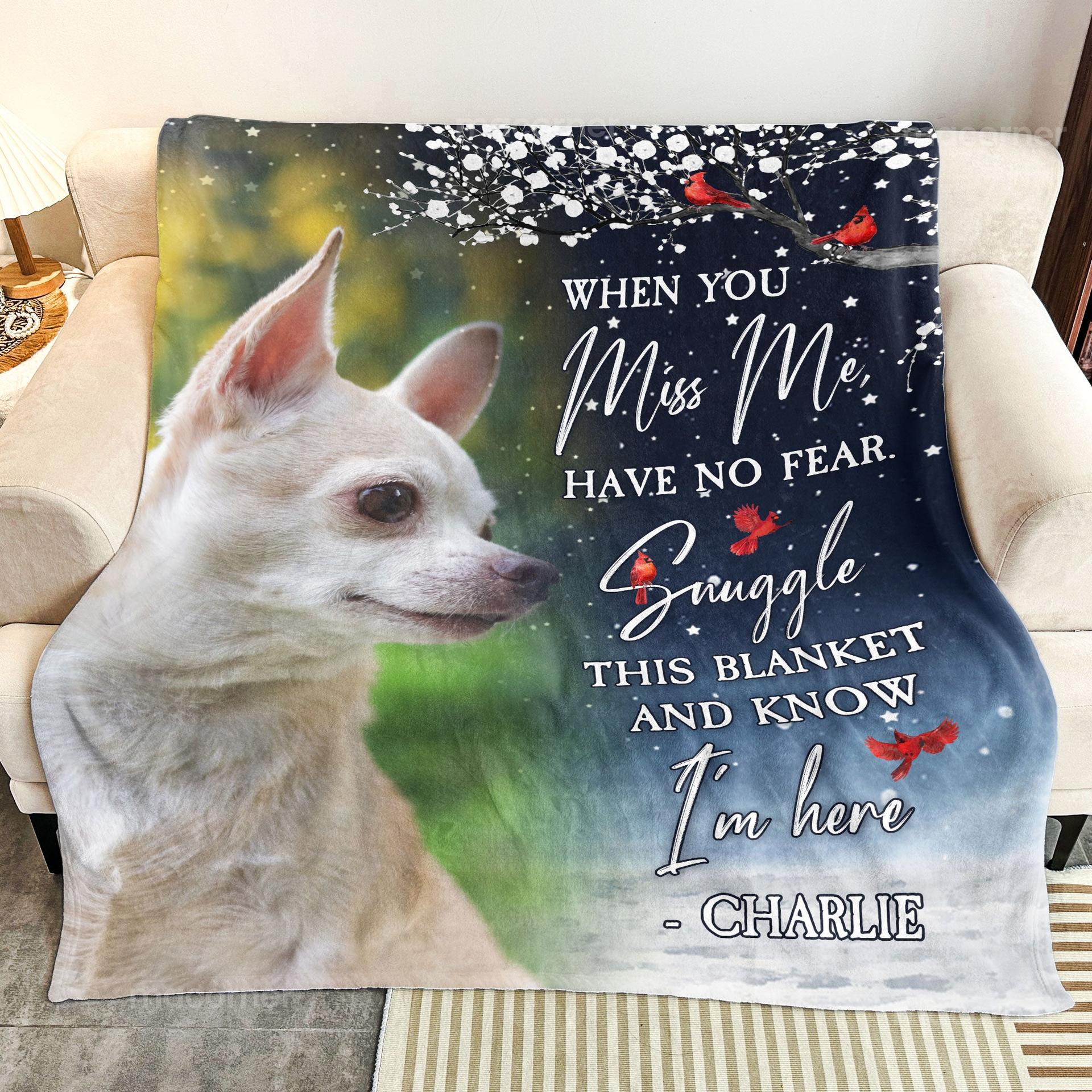 Pet Memorial Photo Blanket | White-Label Dropship, No Minimum Order - Custom Blanket Wholesale | MCDFL