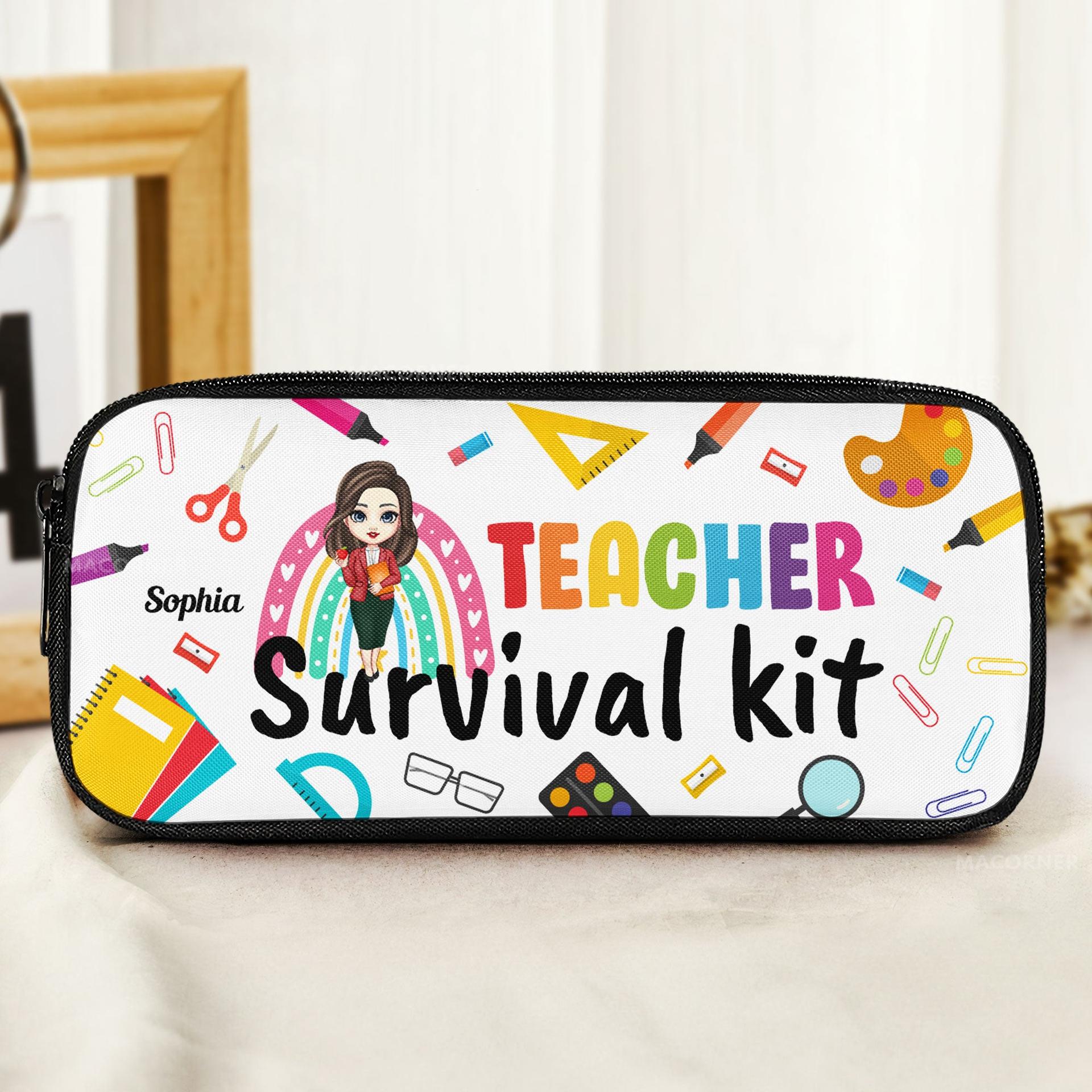 Custom Teacher Appreciation Pencil Case | Blind Dropshipping, No Minimum Order - Custom Pencil Case Wholesale | MCDFL