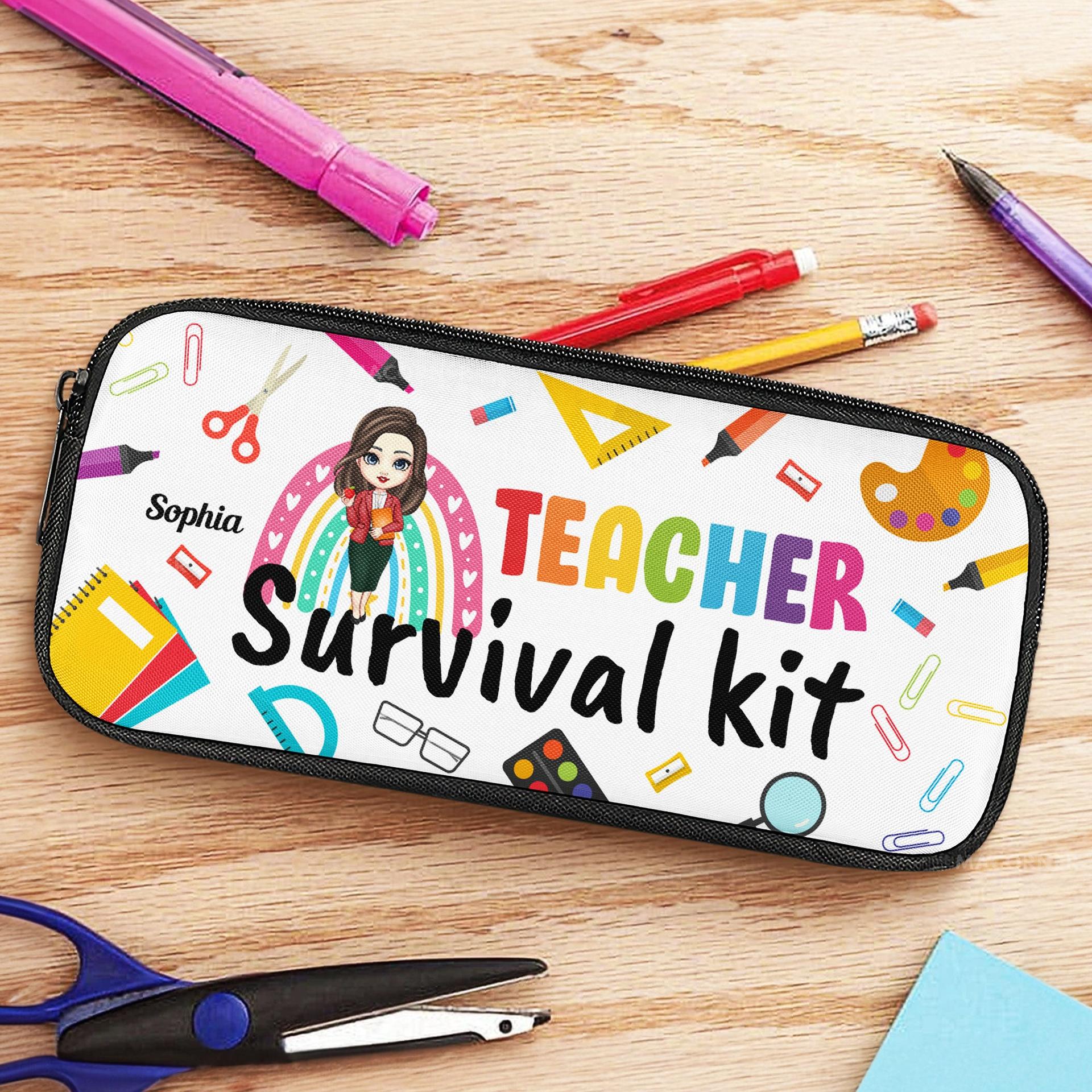 Custom Teacher Appreciation Pencil Case | Blind Dropshipping, No Minimum Order - Pencil Case Detail | Wholesale POD Supplier | MCDFL