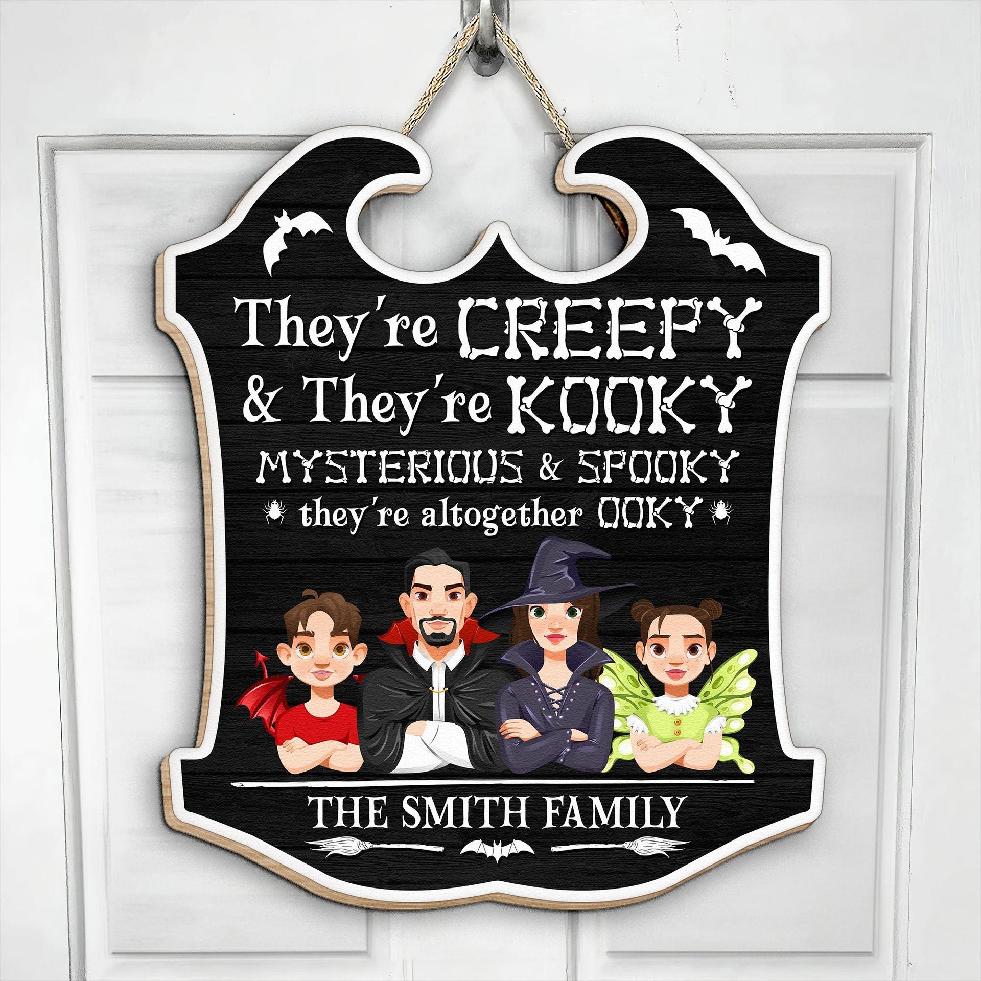 Custom Halloween Wood Sign for Family Name | POD Dropship, MOQ 1 - Wood Sign Detail | Wholesale POD Supplier | MCDFL
