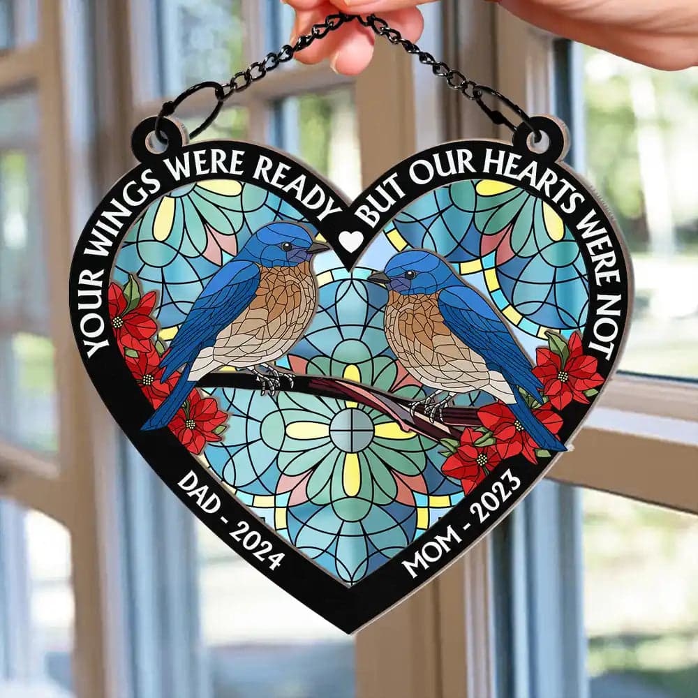 Personalized Memorial Suncatcher Ornament | White-Label POD, MOQ 1 - Suncatcher Ornament Detail | Wholesale POD Supplier | MCDFL