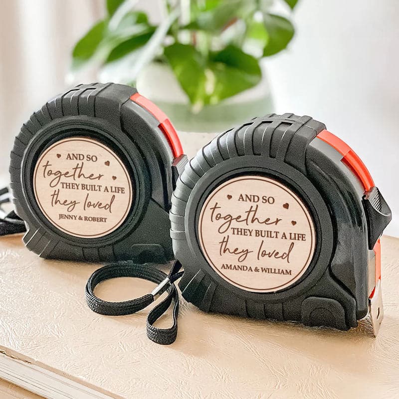 Personalized Anniversary Tape Measure | White-Label Dropship, MOQ 1