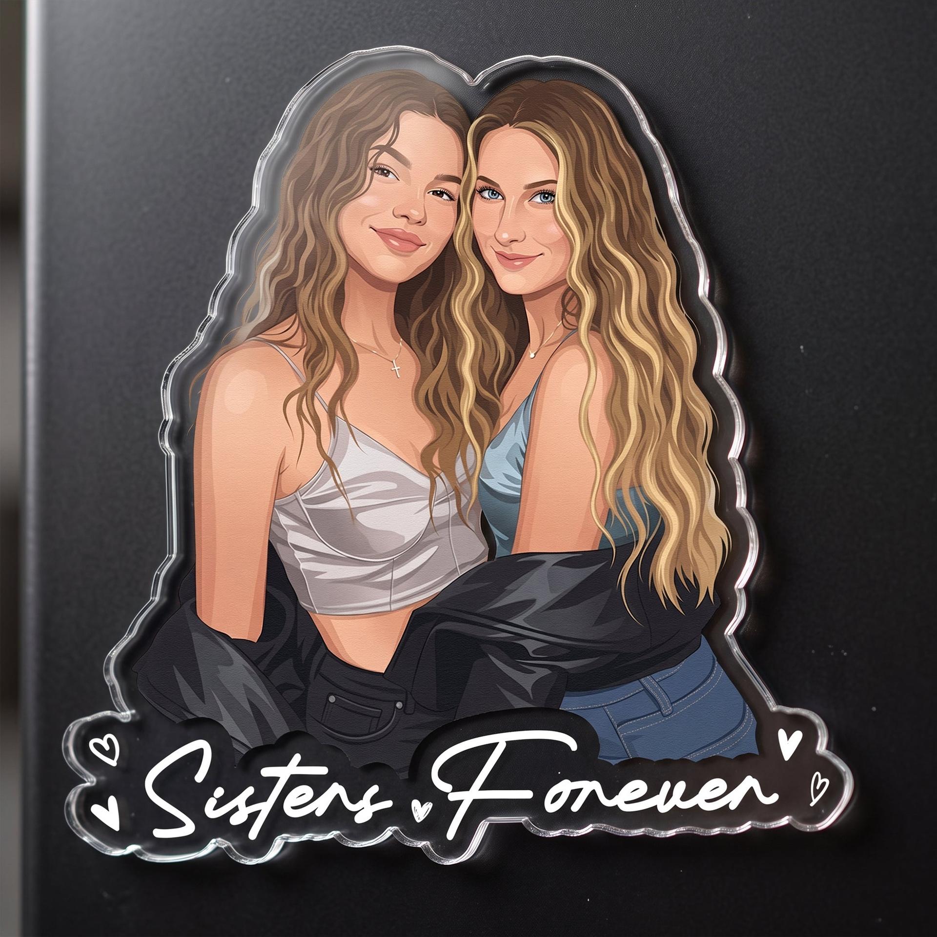 Custom Acrylic Magnet with Photo | White-Label POD, No Minimum Order - Acrylic Magnet Detail | Wholesale POD Supplier | MCDFL