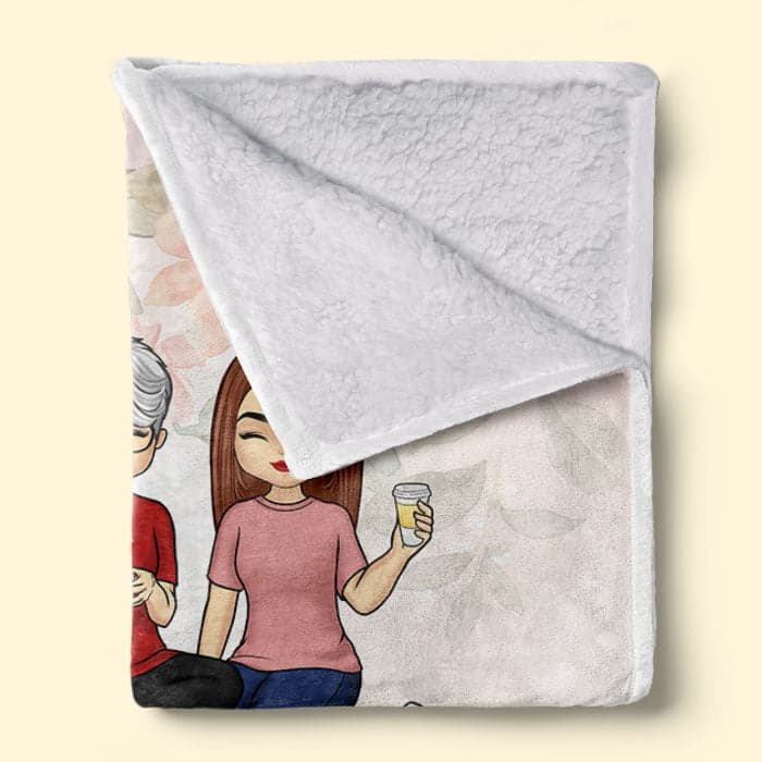 Personalized Fleece Blanket for Mother's Day | White-Label POD, 1-Piece Minimum gallery thumbnail - Blanket