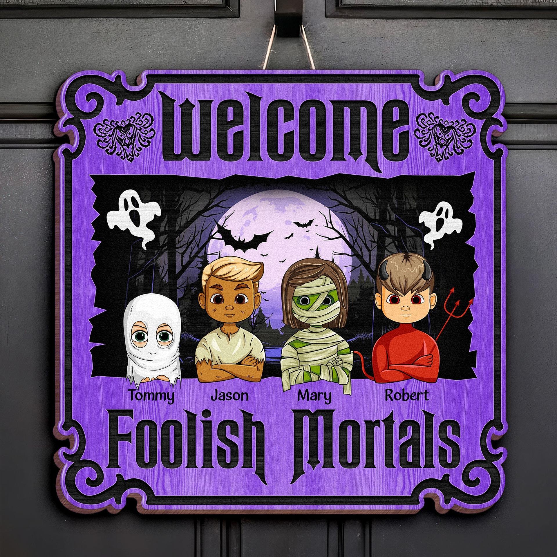 Custom Shaped Wood Sign for Halloween | POD Dropship, MOQ 1 - Wood Sign Detail | Wholesale POD Supplier | MCDFL