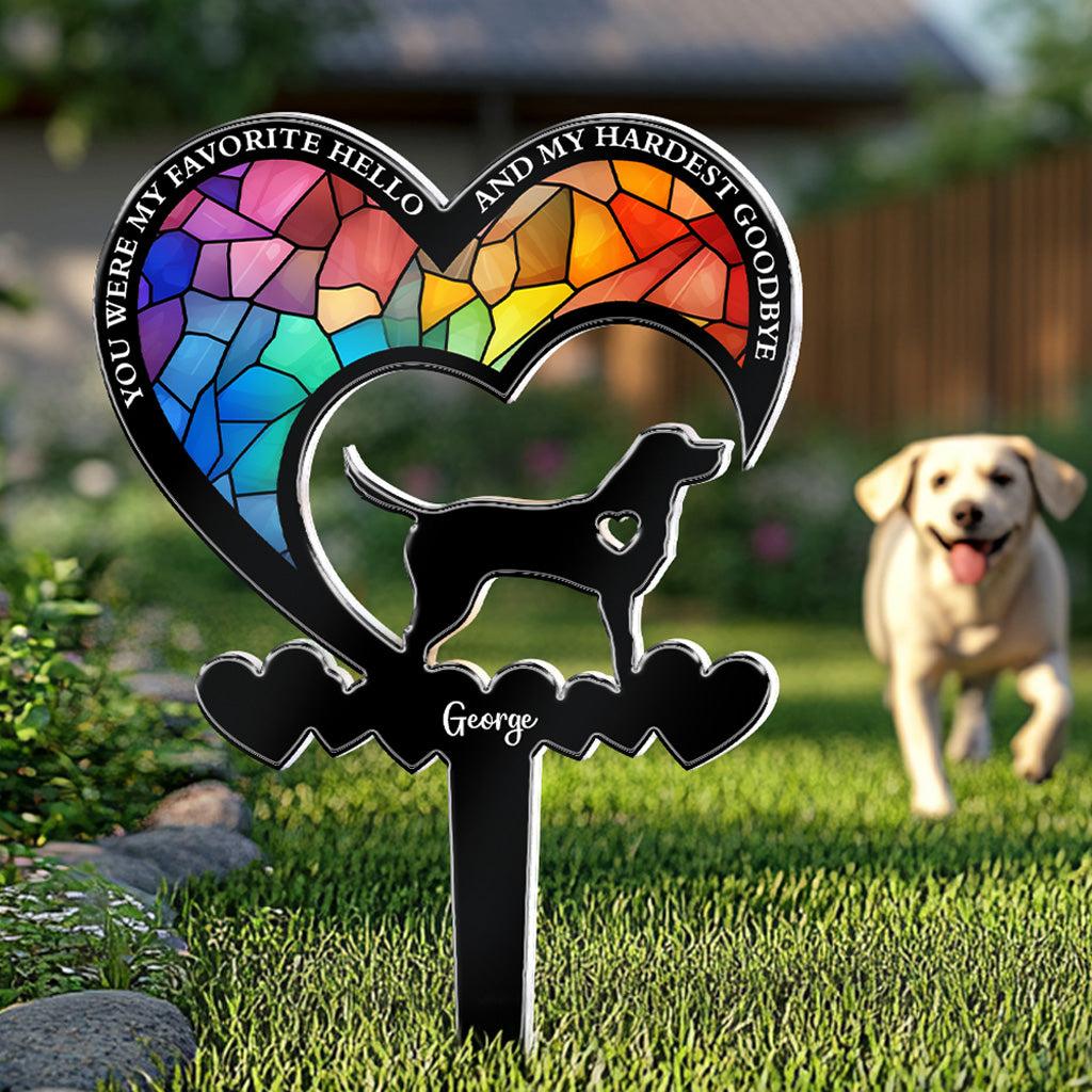Custom Pet Memorial Garden Stake | Blind Dropship, 1-Piece Minimum - Custom Acrylic Garden Stake Wholesale | MCDFL
