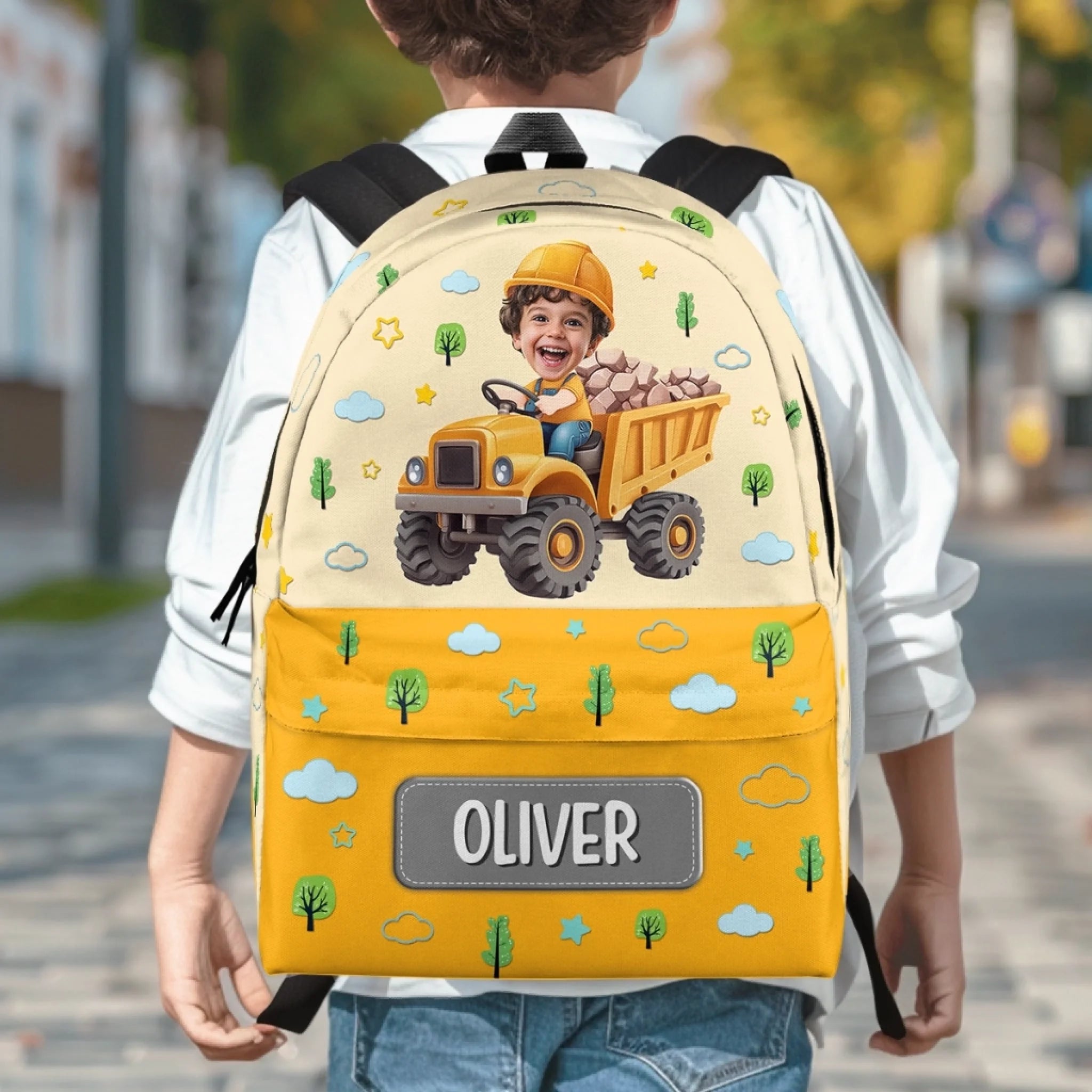 Custom Photo Kids Backpack | Dropship MOQ 1, Personalized Back To School