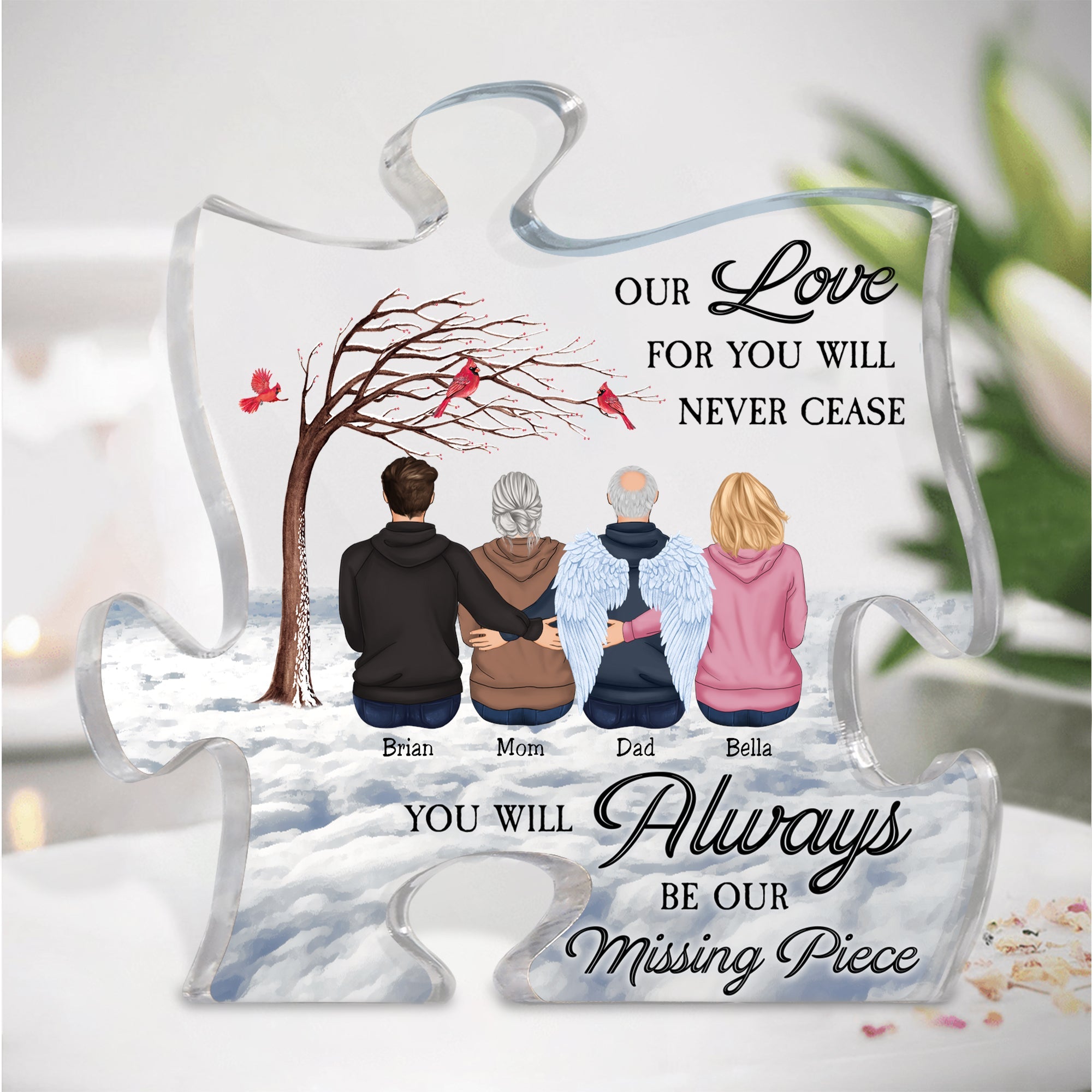 Personalized Puzzle Acrylic Plaque | Wholesale MOQ 1 Dropship - Custom Acrylic Plaque Wholesale | MCDFL