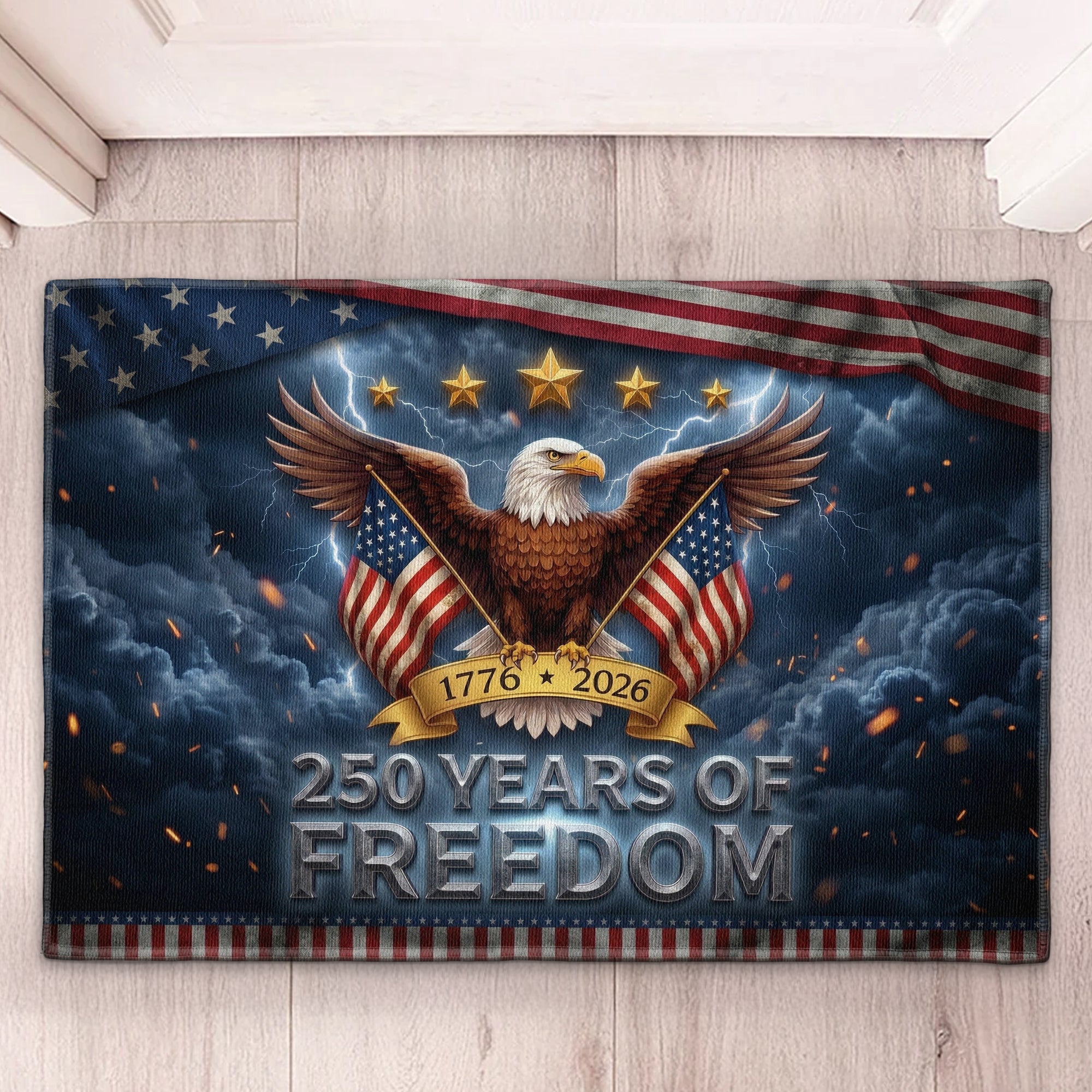 Independence Day Custom Doormat | POD Dropship, Wholesale MOQ 1 - Custom Doormat Wholesale | MCDFL