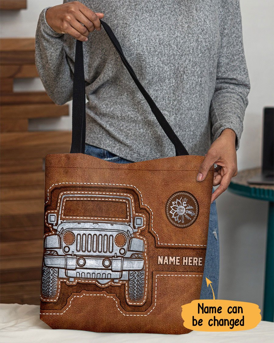 Custom Off-Road Dog Tote Bag | POD Dropship, MOQ 1, Double-Sided Print - Custom Tote Bag Wholesale | MCDFL