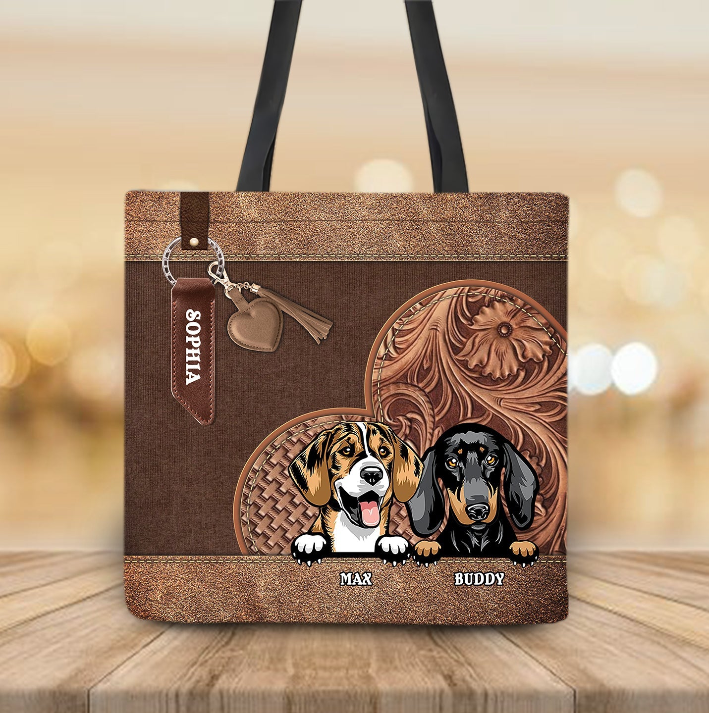 Custom Pet Tote Bag | POD Dropship, MOQ 1, Double-Sided Print - Custom Tote Bag Wholesale | MCDFL