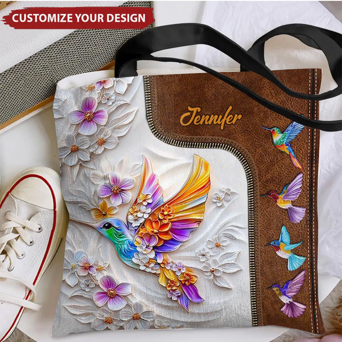 Custom Insect Tote Bag for POD Sellers | MOQ 1, Double-Sided Print - Tote Bag Detail | Wholesale POD Supplier | MCDFL
